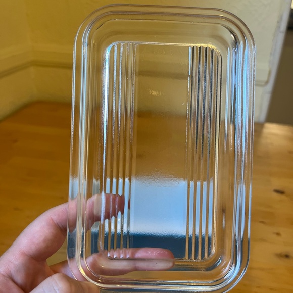 Vintage Pyrex Medium Refrigerator Jar w Lid in Blue - Picture 15 of 16